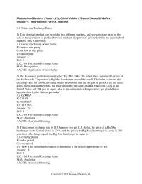 International Business Chapter 6 Two general conclusions can be made from the empirical tests of purchasing power parity