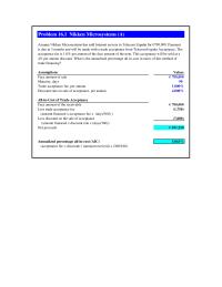 International Business Chapter 16 Homework What The Annualized Percentage Allin cost Whatchamacallit This Bankers Acceptance Financing assumptions principal Note maturity Note