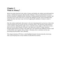 Banking Chapter 3 Homework What Money before Becoming Immersed The Study Money And Banking The Student