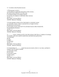Banking Chapter 3 2 Answer The evolution of the payments system from barter to precious metals, then to fiat money, then to checks can best be understood as a consequence of the fact that