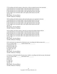 Banking Chapter 5 2 Answer Ques Status Previous Edition Reflective Thinking 43 The Expected Return