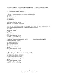 Banking Chapter 5 1&nbsp;A situation in which the quantity of bonds supplied exceeds the quantity of bonds demanded is called a condition of excess supply is called a condition of excess supply