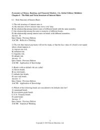 Banking Chapter 6 1 Economics Money Banking And Financial Markets 12e Global Edition Mishkin The