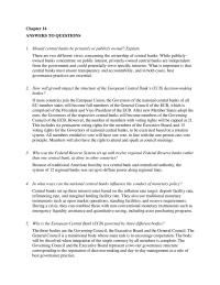 Banking Chapter 14 Homework United Kingdom Foreign organizations This Will Impact The Activities Supervision And Regulation The