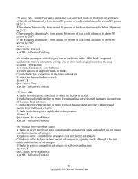 Banking Chapter 11 2 Answer The experience of disintermediation in the banking industry illustrates that