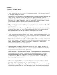 Banking Chapter 21 Homework Companies cut production when their unplanned inventory investment is greater than zero
