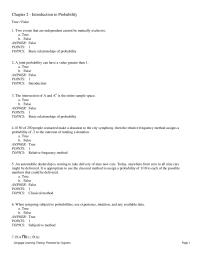 Management Chapter 2 1 &nbsp;If 50 of 250 people contacted make a donation to the city symphony, then the relative frequency method assigns a probability of .2 to the outcome of making a donation