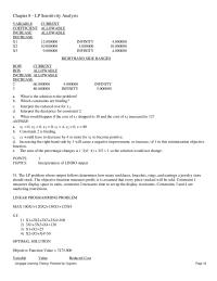 Management Chapter 8 2 52 The Decision Variables Represent The Amounts Ingredients And Put Into Blend