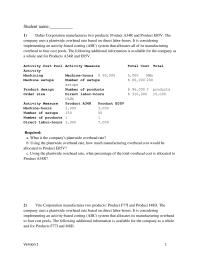 Accounting Chapter 7 Chapter 7_version1 The “Other” activity cost pool consists of the costs of idle capacity and organization-sustaining costs that are not assigned to products