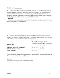 Accounting Chapter 9 Chapter 9_version1&nbsp;Rivero Corporation is a shipping container refurbishment company that measures its output by the number of containers refurbished