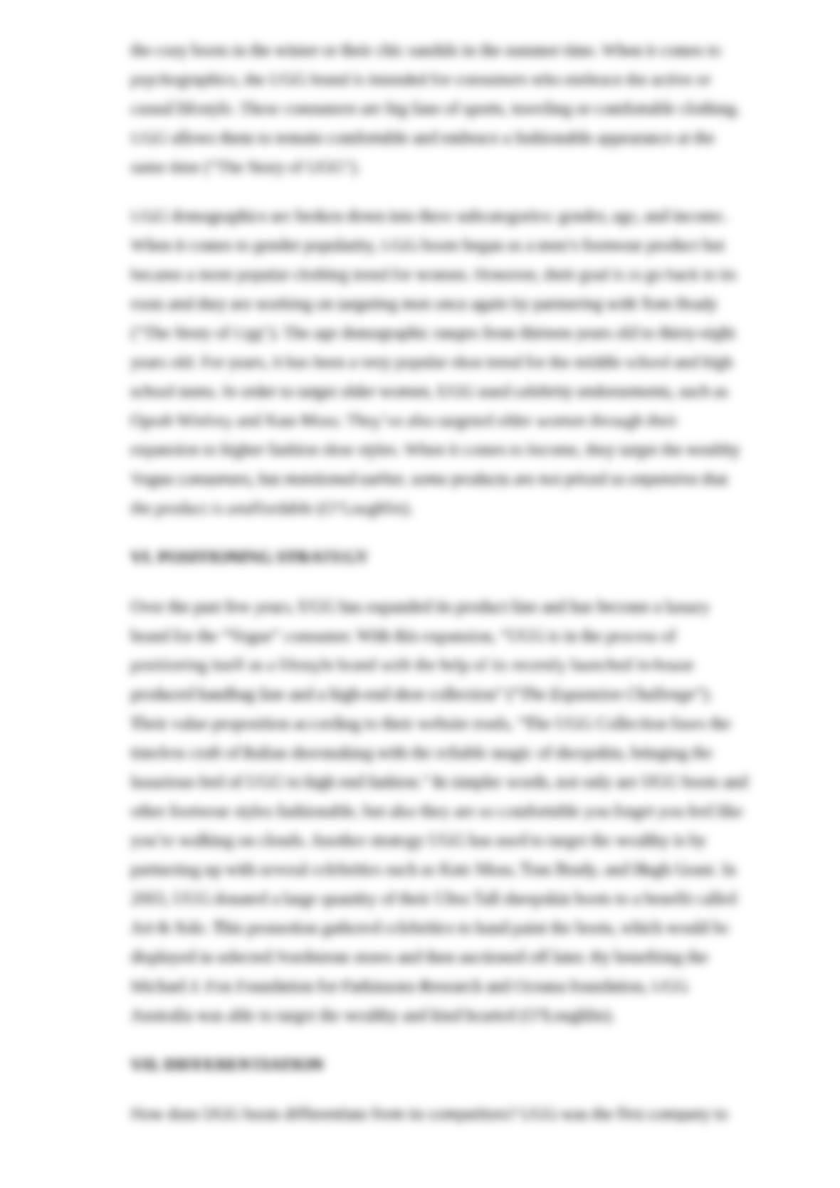 Ugg business essay 07 image