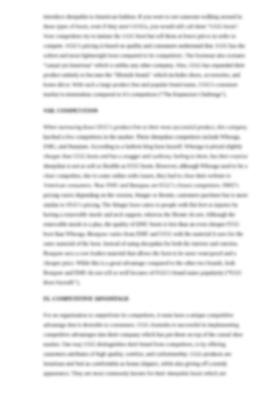 Ugg business essay 06 image