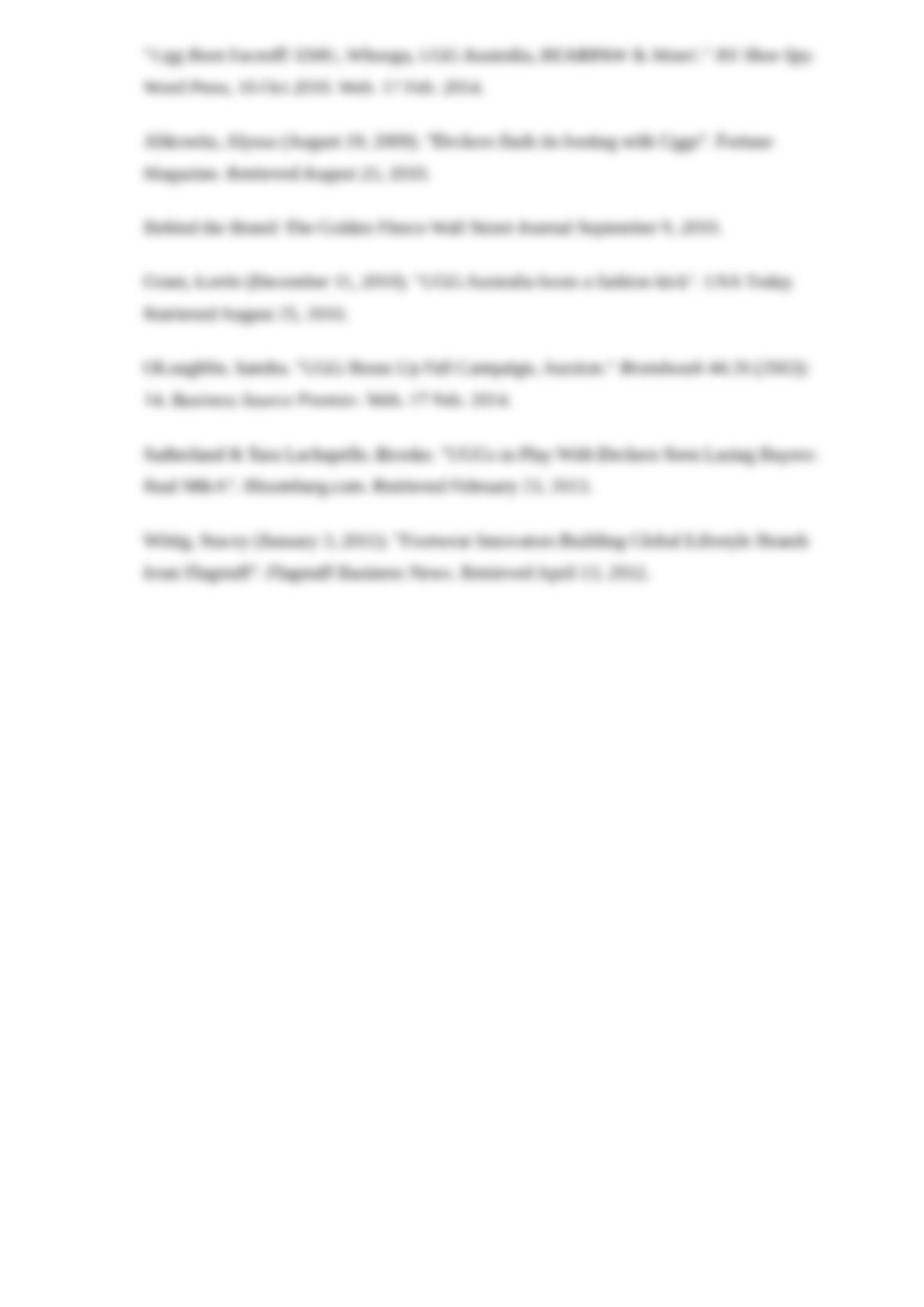 Ugg business essay 08 picture