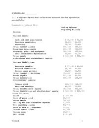 Accounting Chapter 15a Chapter 15a_version1 Carson did not dispose of any property, plant, and equipment during the year. It constructs its statement of cash flows using the direct method