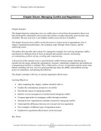 Human Resources Chapter 11 Homework A confrontation or interaction between groups that harms the organization or hinders the achievement of organizational goals