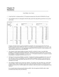 Management Chapter 16 Homework The employee may enter his/her age, current salary, current portfolio, and any assumptions he/she cares to make about salary growth rate