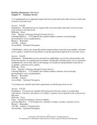 Marketing Chapter 17 1 McDonald’s, with its use of specific policies and procedures to provide an acceptable, consistent service quality, would best be described as using the personalized approach for customer service