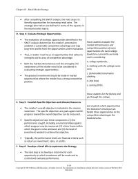 Marketing Chapter 5 Homework Both the market attractiveness and the strengths and weaknesses of the retailer need to be considered in evaluating strategic opportunities