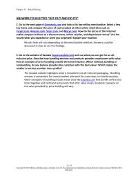 Marketing Chapter 13 Homework&nbsp;Price bundling is the practice of offering two or more different products or services for sale at one price at one price