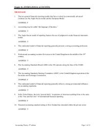 Accounting Chapter 10 1 The continental model of financial reporting generally reflects a strong governmental influence on accounting regulation