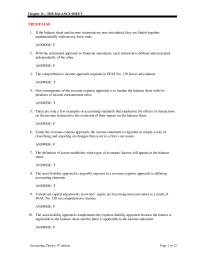 Accounting Chapter 11 1 With the articulated approach to financial statements, each statement is defined and measured independently of the other