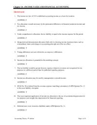 Accounting Chapter 14 1 20 From an economic standpoint, it appears reasonable that deferred tax liabilities should be shown at their present value