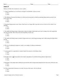 Accounting Chapter 10 Chapter_10&nbsp;Functional depreciation occurs when a fixed asset is no longer able to provide services at the level for which it was intended