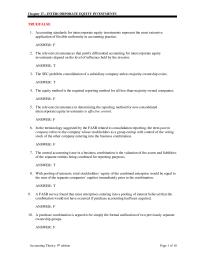 Accounting Chapter 17 1 Accounting standards for intercorporate equity investments represent the most extensive application of flexible uniformity in accounting practice