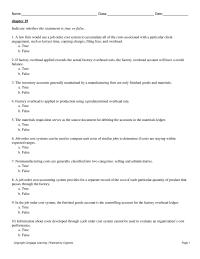 Accounting Chapter 19 Chapter_19&nbsp;Job order cost systems can be used to compare unit costs of similar jobs to determine if costs are staying within expected ranges