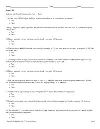 Accounting Chapter 21 Chapter_21&nbsp;If direct materials cost per unit decreases, the amount of sales necessary to earn a desired amount of profit willdecrease