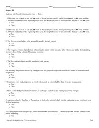 Accounting Chapter 22 Chapter_22&nbsp;Consulting the persons affected by a budget when it is prepared can provide an effective means of motivation andcooperation