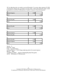 Accounting Chapter 3 4 The subscriptions started immediately. What is the amount of revenue that should be recorded by Garcia Publishing Company for the second year of the subscription