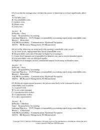 Accounting Chapter 22 Two Investment Centers At Marshman Corporation