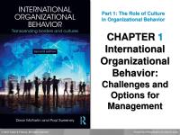 International Business Chapter 1 Homework The increased gross domestic product (GDP) of developing nations is creating affluent consumers with middle-class expectations and disposable income