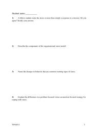 Human Resources Chapter 9 Chapter 9_version1&nbsp;The Diagnostic and Statistical Manual of Mental Disorders lists ten symptoms that, when present for two weeks or more, indicate that a person is depressed