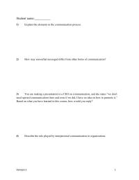 Human Resources Chapter 13 Chapter 13_version1&nbsp;Identify seven significant barriers to effective communication. Provide examples of how these barriers may impact a student at this institution