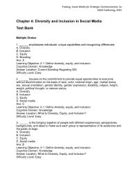 Journalism Chapter 04 1 Many brands and agencies have considered onboarding a Chief Diversity and Inclusion Officer, but most have not actually followed through and done so