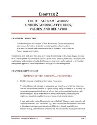 International Business Chapter 2 Homework Despite occasional press reports to the contrary, large-scale studies show that Americans tend to be quite satisfied with their jobs compared to people in other countries