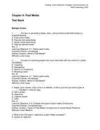 Journalism Chapter 09 1 Prior to running a campaign, the company should test different characteristics in the ad and copy to determine the most effective one to use..