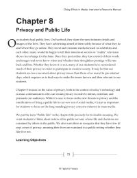 Business Ethics Chapter 8 Homework Think through questions about what amount of privacy is worth giving up in order to gain something of potentially greater value