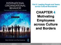 International Business Chapter 4 Homework The focus of Western motivation approaches that typically reflect the person-focused values and goal-driven beliefs of those cultures