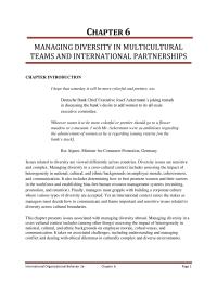 International Business Chapter 6 Homework The role of senior management is critical when it comes to helping females succeed abroad in expatriate roles