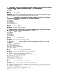 Business Ethics Chapter 9 1 Quasi-official agencies are official executive agencies but are required by statute to publish certain information on their programs and activities in the Federal Register