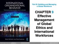 International Business Chapter 9 Homework&nbsp;Proposes that ethical behavior in a country is subjective in its conformity to its culture, laws, and customary business practices subjective in its conformity to its culture, laws, and customary business practices