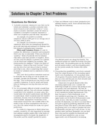 Economics Chapter 2 Homework A positive economic statement is one that can be tested and validated; a positive economic statement is based on fact and tells “what is.”