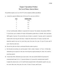 Finance Chapter 5 Homework Assume that all the information given previously is the same and the default risk premium for corporate bonds rated AAA is 1.5 percent