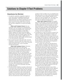 Economics Chapter 9 Homework In order for a perfectly competitive market to exist,&nbsp; there must be homogenous goods and many participants— both buyers and sellers