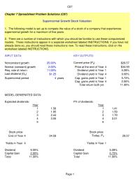 Finance Chapter 7 Homework&nbsp;You will need to enter the data for each of the remaining parts of the problem–we indicate in each problem the parts that should be done using the spreadsheet