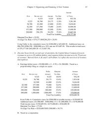 Entrepreneurship Chapter 3e Use the tax rate schedules presented in the chapter to estimate the dollar amount of taxes that would have to be paid in each year by the Hair Care Products Company