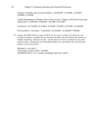 Entrepreneurship Chapter 5e Convert the annual cash build and cash burn amounts calculated in Part B to monthly cash build and cash burn rates